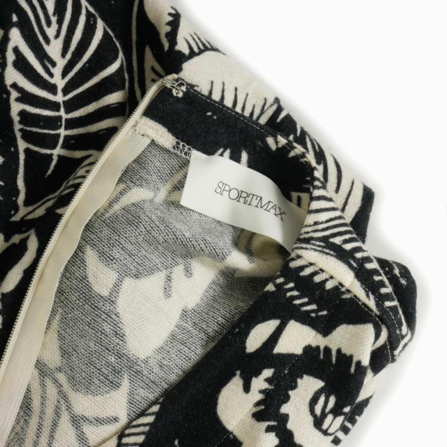 スポーツマックス マックスマーラ SPORT MAX 総柄 ニットワンピース  