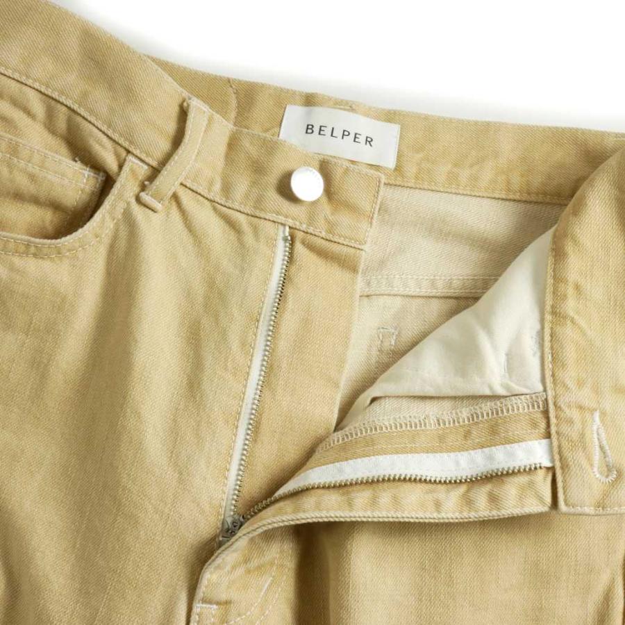 ベルパー BELPER 23SS TWISTED DENIM PANTS クラッシュデニムパンツ 