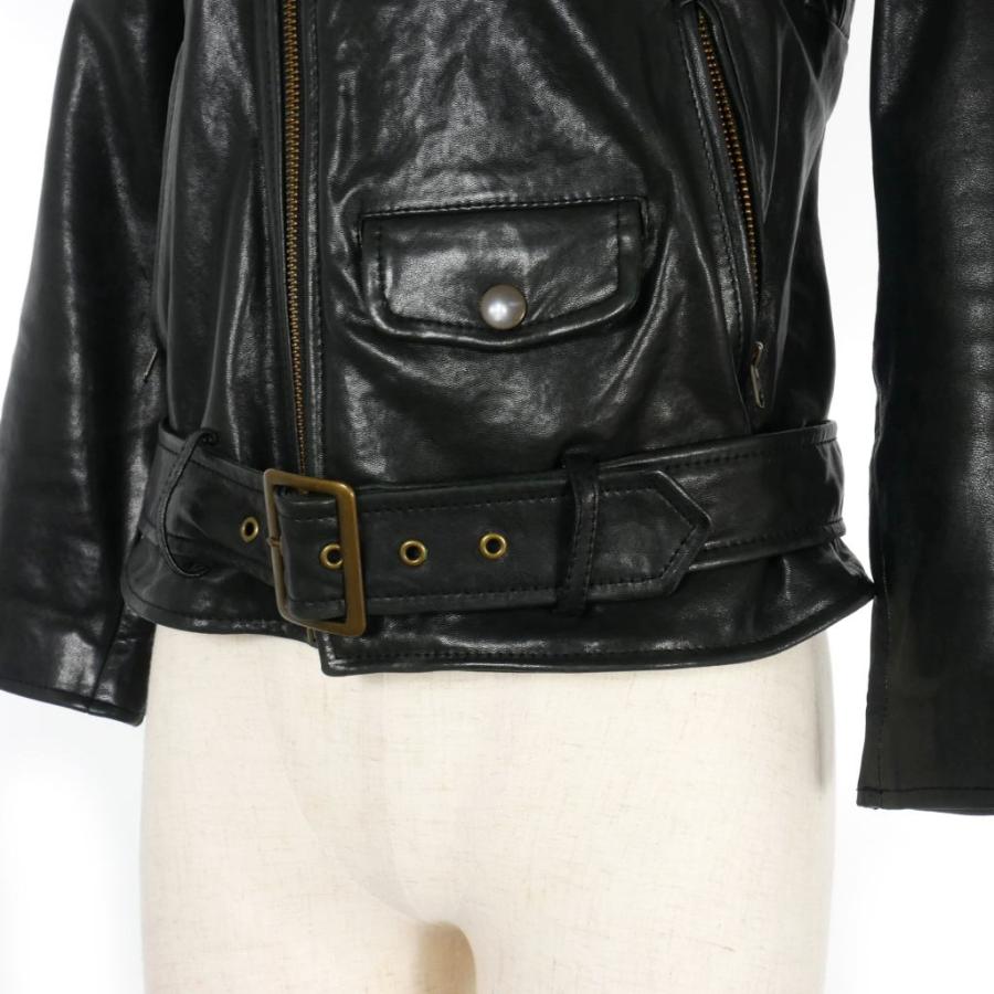Beatiful People ダブルライダースジャケット ラムレザー 140 ビューティフルピープル beautiful people ラムレザー ダブル