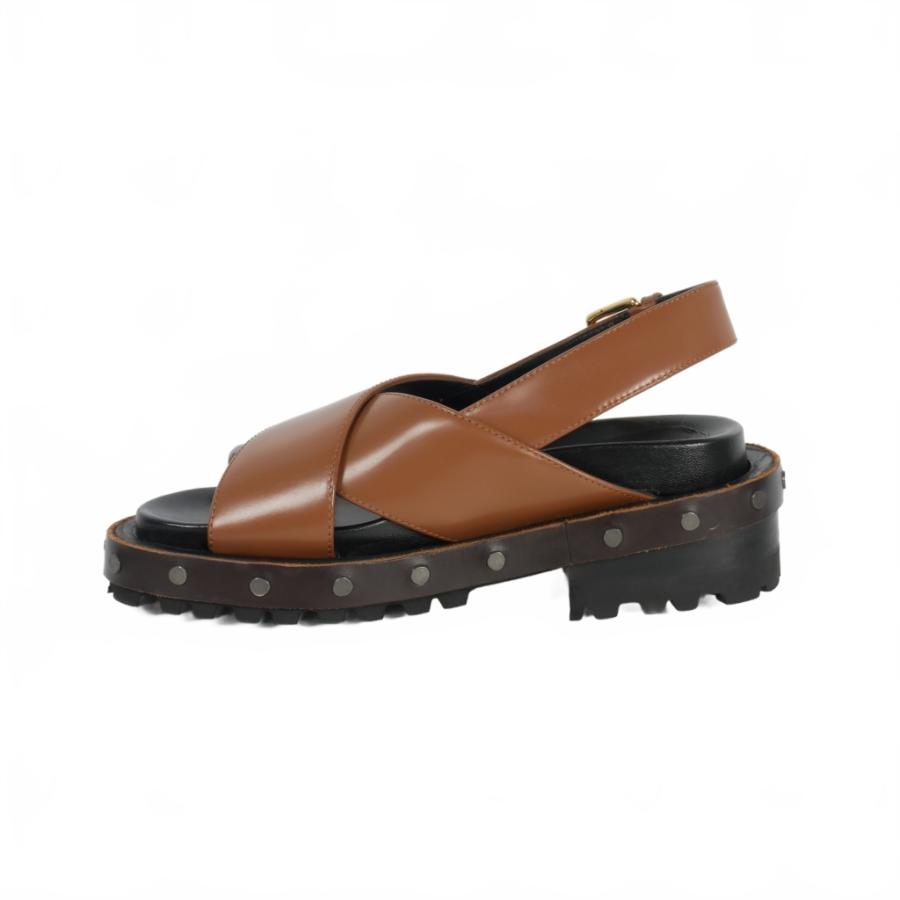 MARNI マルニ FUSSBETT フスベット クロスストラップ レザーサンダル  