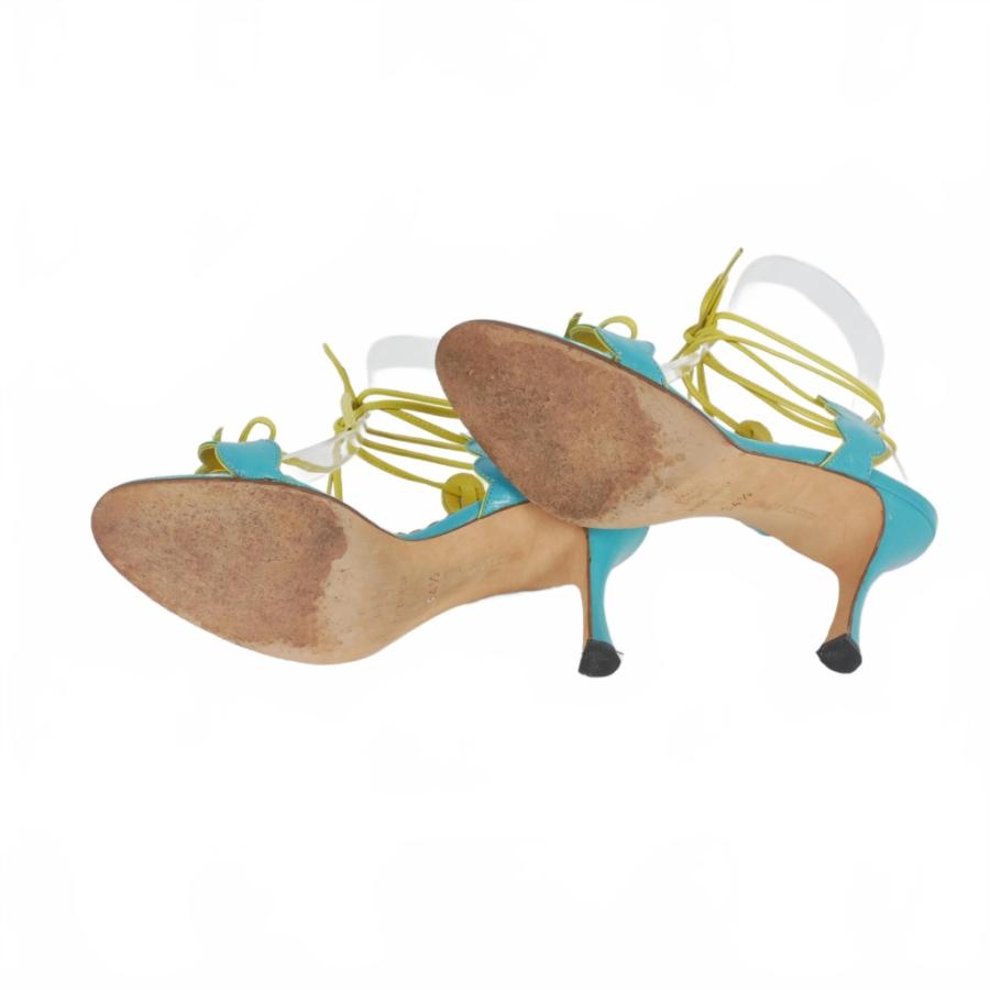 マノロブラニク　バイカラーフラット サイズ表記「37 1/2」23.5センチ程度 マノロブラニク バイカラーフラット サイズ表記「37 1/2」23.5センチ