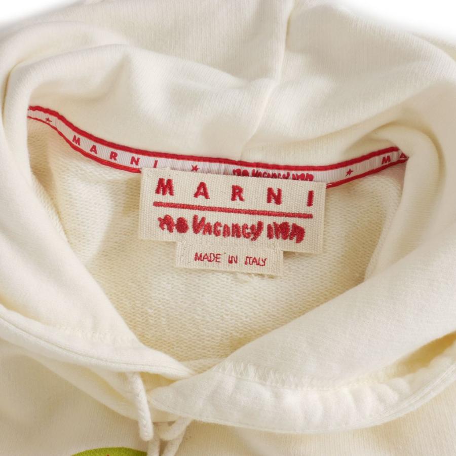 【中古】マルニ MARNI × ノー バカンシー イン NO VACANCY INN 23SS プリント クロップド ノースリーブ パーカー 38 マルニ MARNI × ノー バカンシー イン NO VACANCY INN 23SS プリント