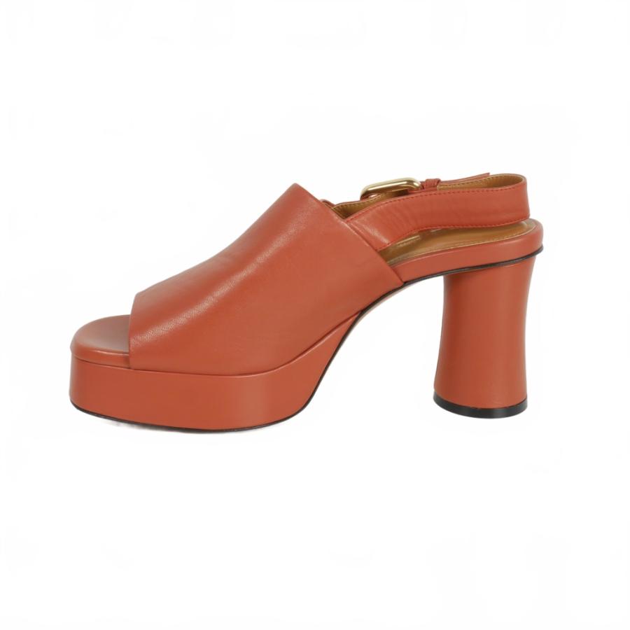 MARNI（マルニ） MARNI 21SS レザー ヒール ミュール サンダル 羊革 36