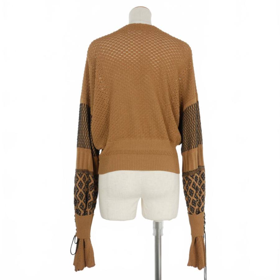 マメクロゴウチ Mame Kurogouchi 19AW ボリュームスリーブ ニット 