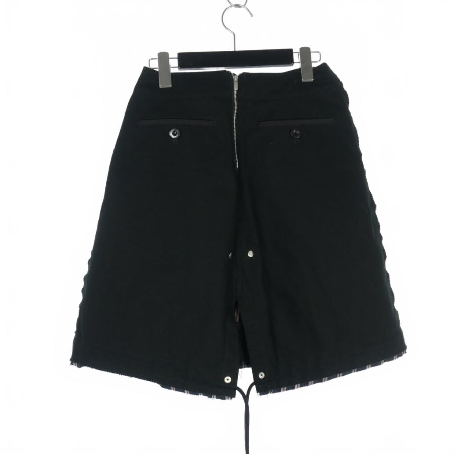 サカイ sacai ドッキングラップ スカート ベルト ジップ ミニ丈