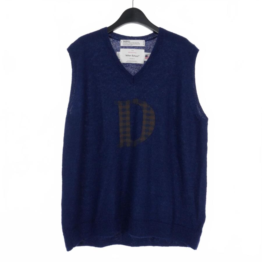 ダイリク DAIRIKU 22AW D モヘヤ スクール ニットベスト セーター  