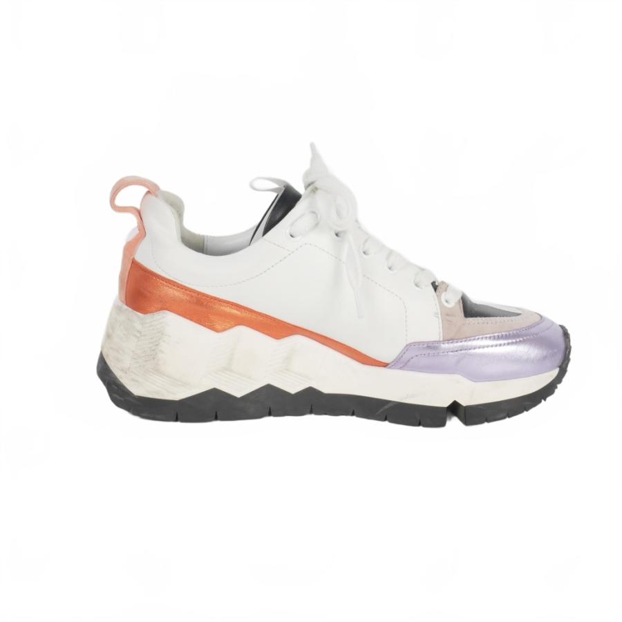 ピエールアルディ PIERREHARDYスニーカー 38 ピエール アルディ】ホワイトレザースニーカー 38