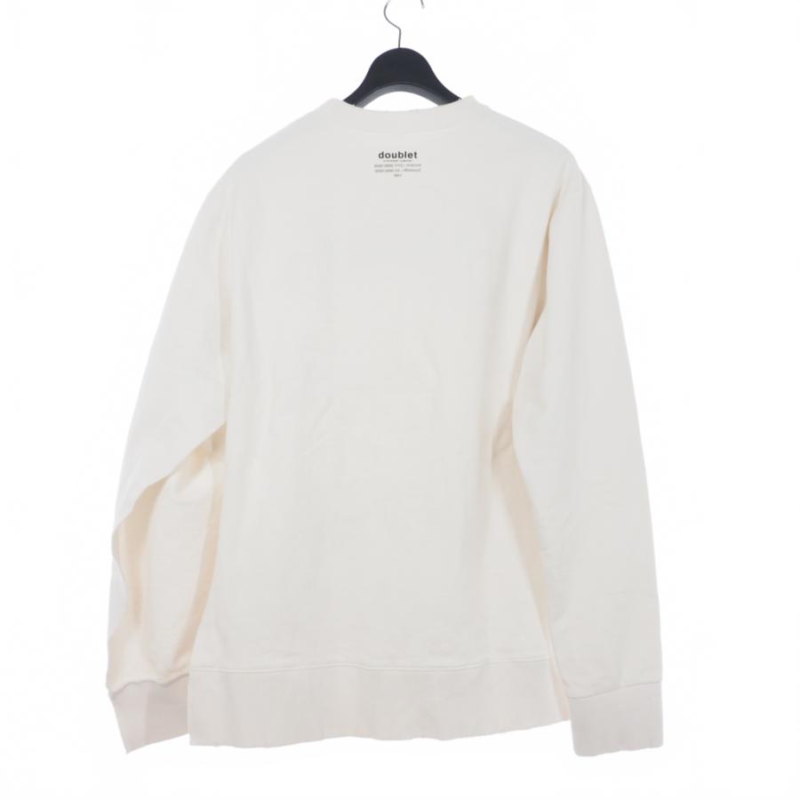 ダブレット doublet × ロク rokh ロゴ刺繍 スウェット トレーナー  