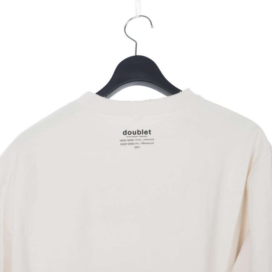 ダブレット doublet × ロク rokh ロゴ刺繍 スウェット トレーナー  