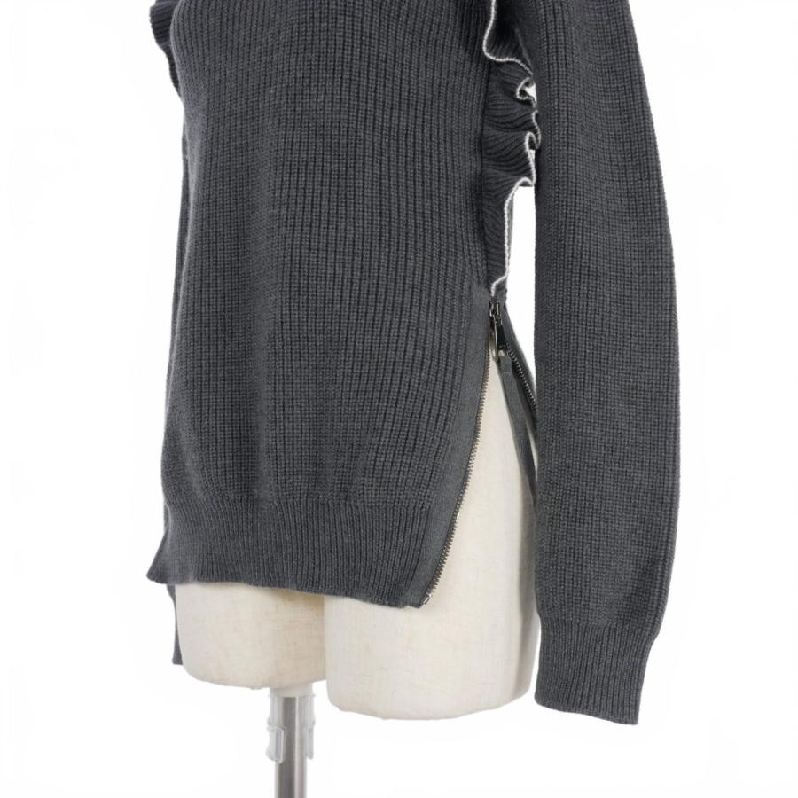 ヌメロヴェントゥーノ N°21 フリル タートルネック ニット セーター  