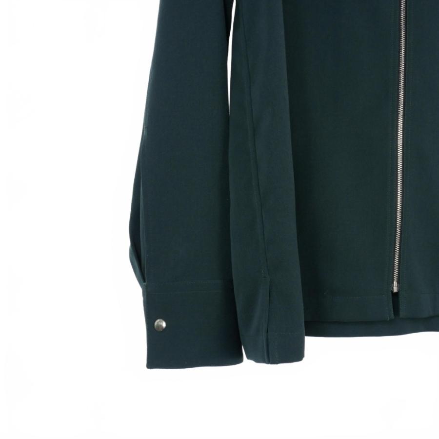 ジルサンダー JIL SANDER 22SS ウール ジップシャツ ブルゾン 48 ジルサンダー JIL SANDER 22SS ウール ジップシャツ ブルゾン 48