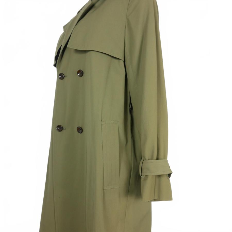 アラアラ ara コットン トレンチコート 2 カーキ 緑 161001 レディース  