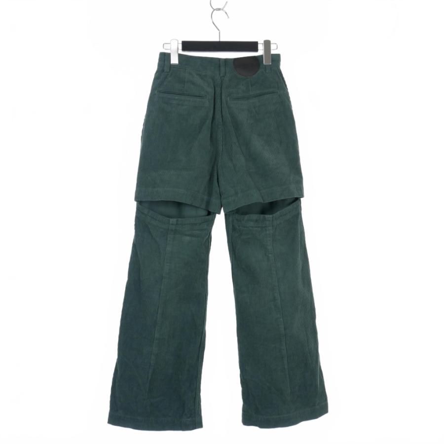ベルパー　BERPER コーデュロイパンツ ベルパー BELPER 22AW バックスリット コーデュロイパンツ 1 緑