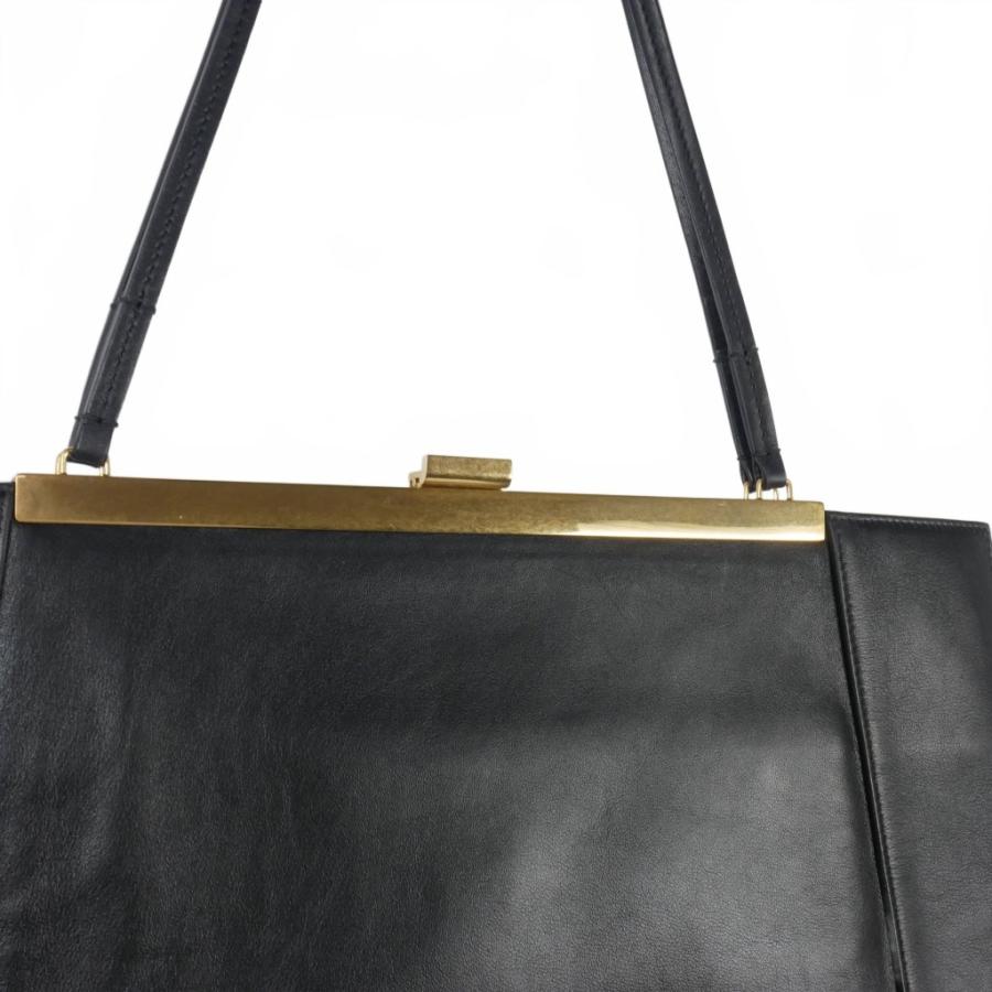 未使用級✨希少 セリーヌ タイバッグ ハンドバッグ フィービー期 カーフレザー黒 CELINE セリーヌ ハンドバッグ Teen Garance ティーン