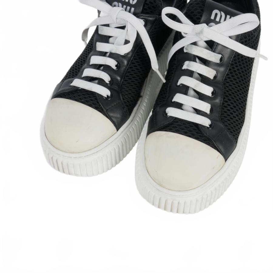 miu miu（ミュウミュウ） プラットフォーム メッシュスニーカー