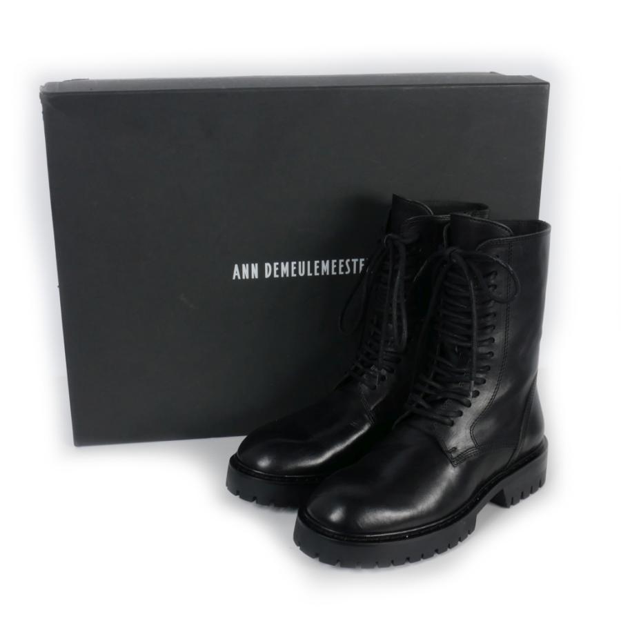 ANN DEMEULEMEESTER レースアップブーツ アンドゥムルメステール ann demeulemeester レースアップ