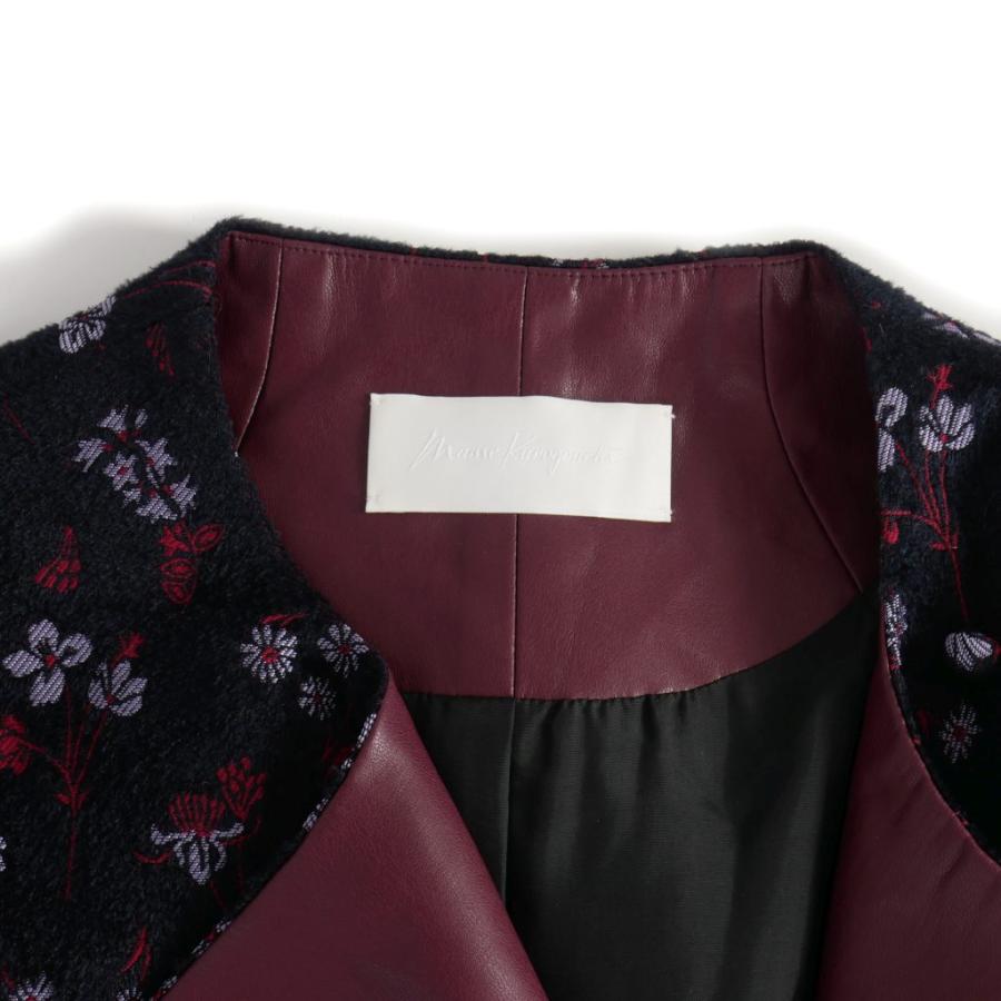 マメクロゴウチ Mame Kurogouchi 22AW ジャガードベスト ノースリーブ  