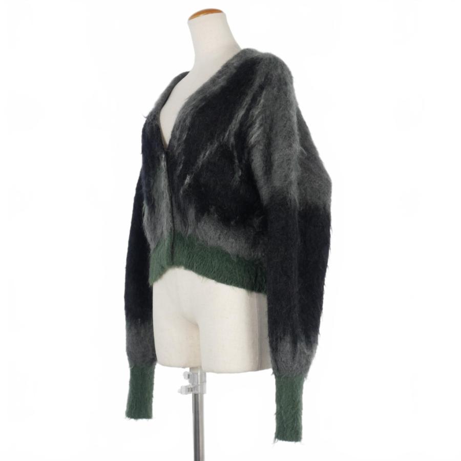 マメクロゴウチ Mame Kurogouchi 24AW Drip Glaze Pattern Mohair