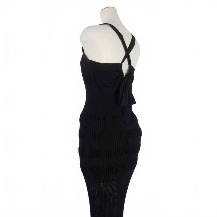 フェティコ FETICO 24SS シアーストライプ ニットドレス ワンピース 3  