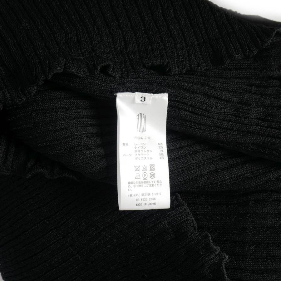 フェティコ FETICO 24SS シアーストライプ ニットドレス ワンピース 3