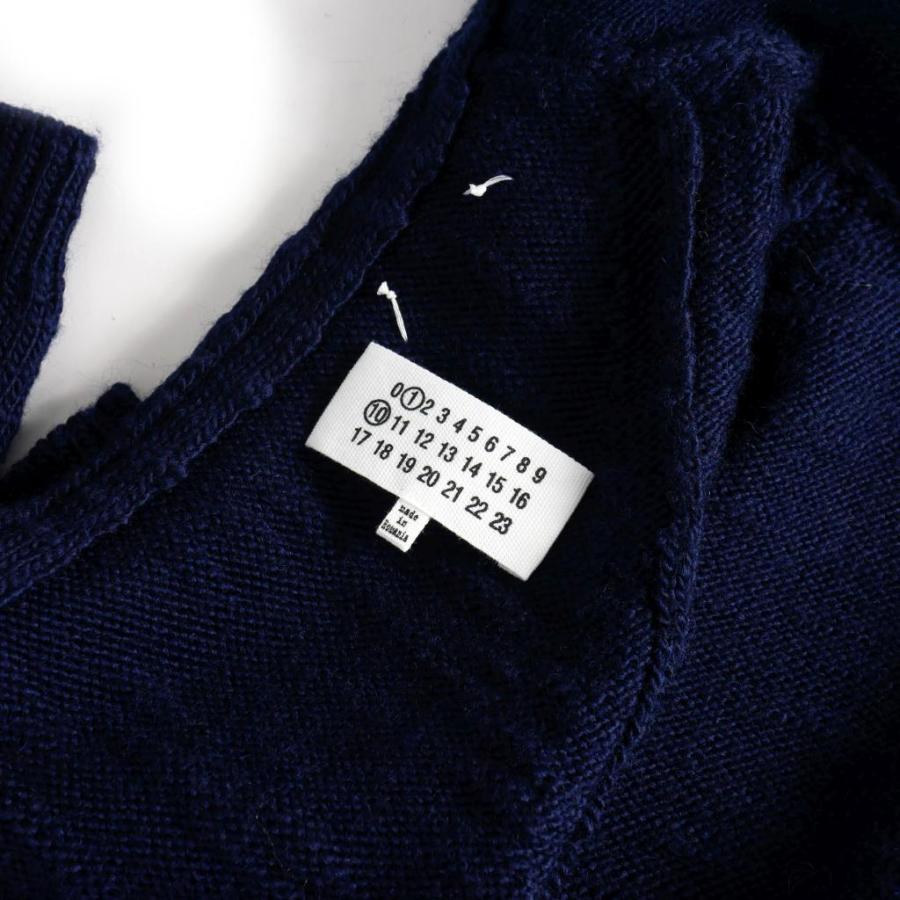 【Maison Margiela】新品同様 マルタン・マルジェラ期 ニット紺S Maison Margiela（旧Maison Martin Margiela）（ニット/セーター