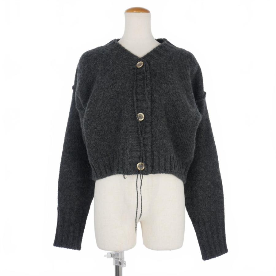 アクネ ストゥディオズ Acne Studios クロップド ニット カーディガン 