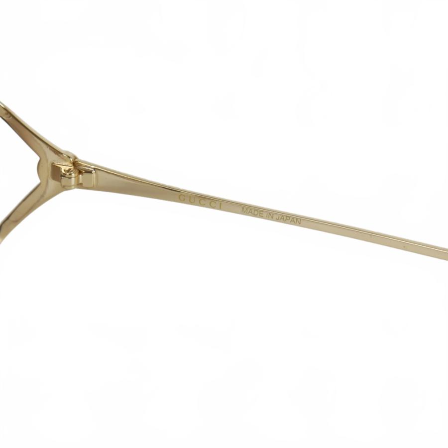 GUCCI（グッチ） サングラス メタル スクエア シェード ゴールド 金