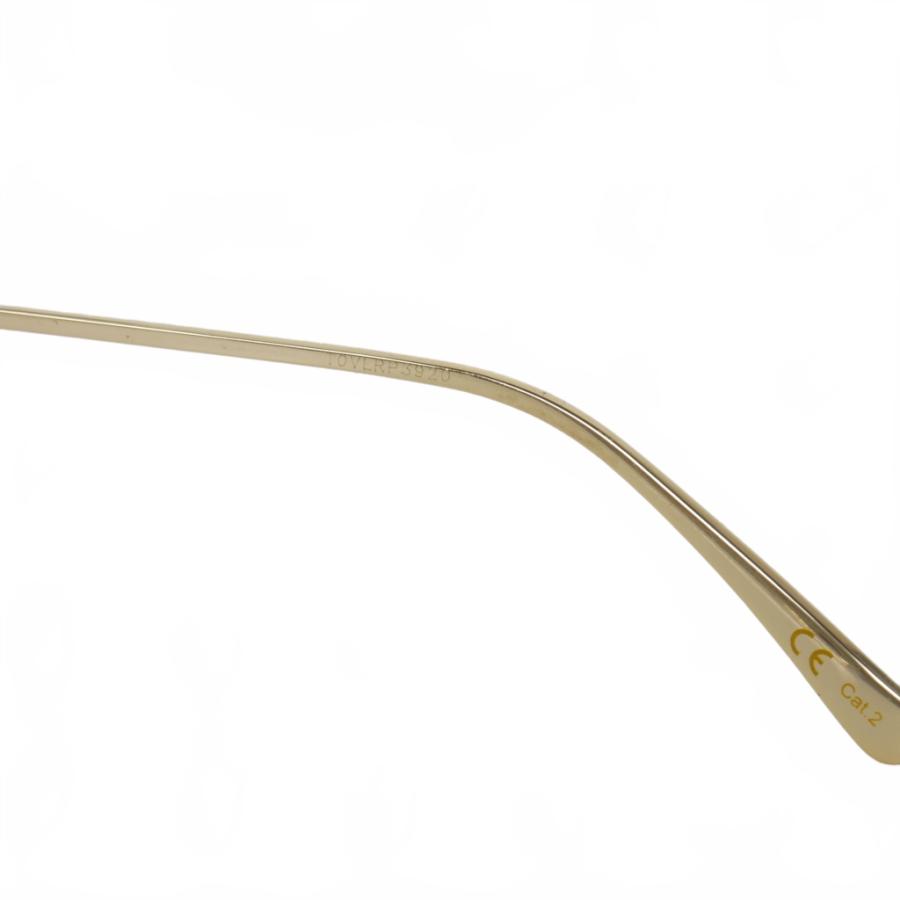 GUCCI（グッチ） サングラス メタル スクエア シェード ゴールド 金