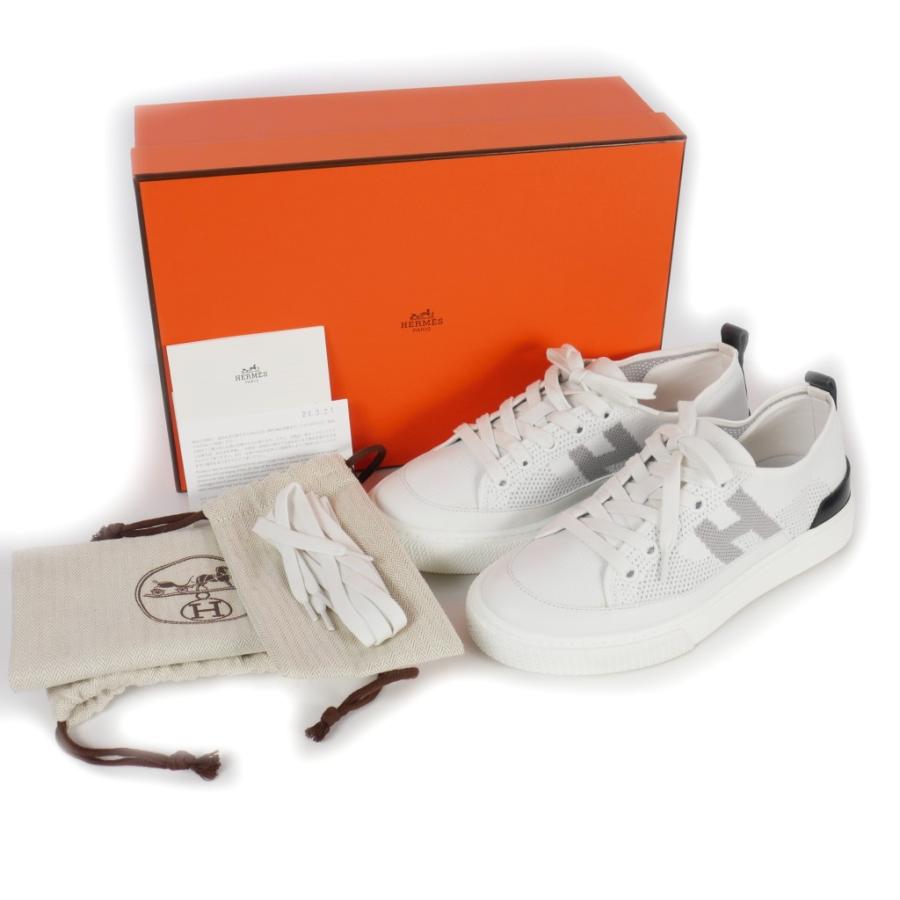 HERMES（エルメス） ディープ メッシュ スニーカー 36 白 ホワイト