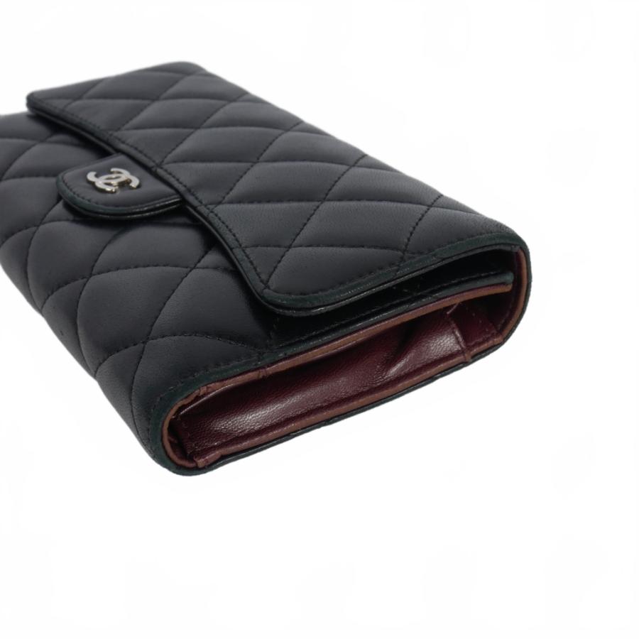 CHANEL シャネル タイムレス マトラッセ ウォレット 長財布 3つ折り  