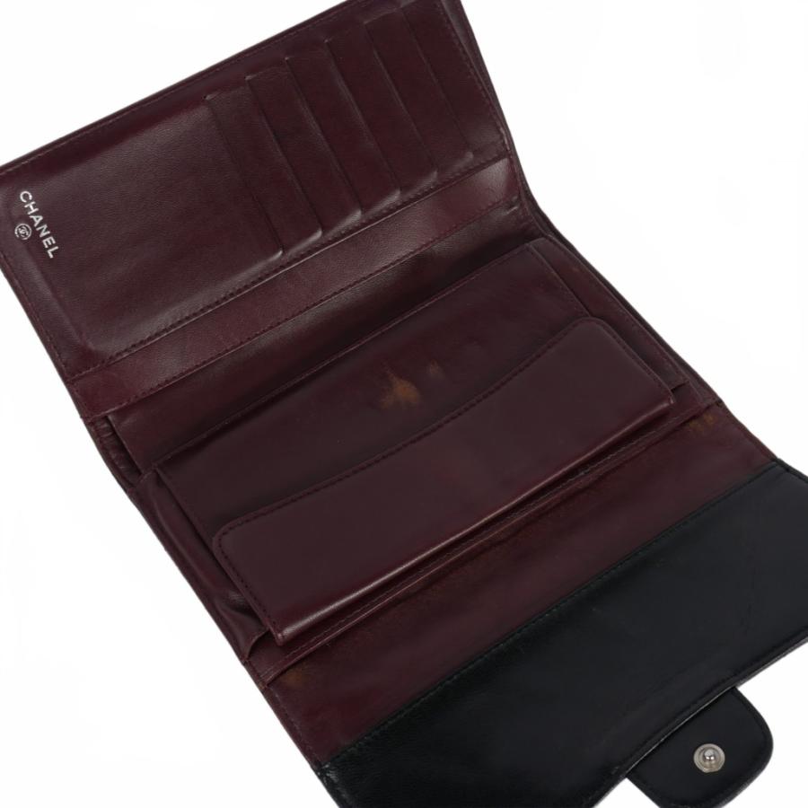 CHANEL シャネル タイムレス マトラッセ ウォレット 長財布 3つ折り  