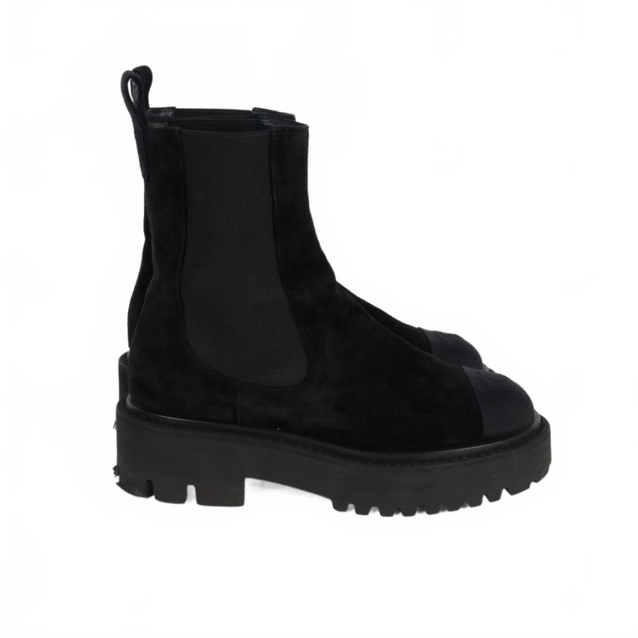 CHANEL（シャネル） ココマーク サイドゴアブーツ アンクルブーツ