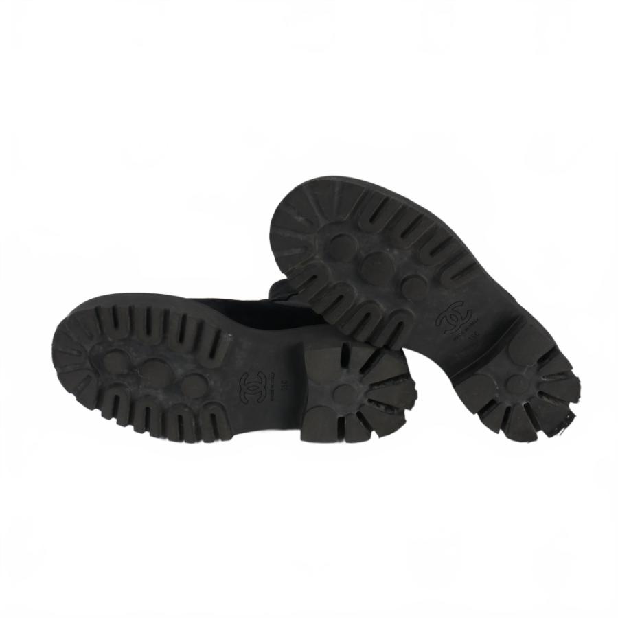 CHANEL G33353 ココマーク サイドゴアブーツ ブラック 38C CHANEL G33353 ココマーク サイドゴアブーツ ブラック 38C CHANEL