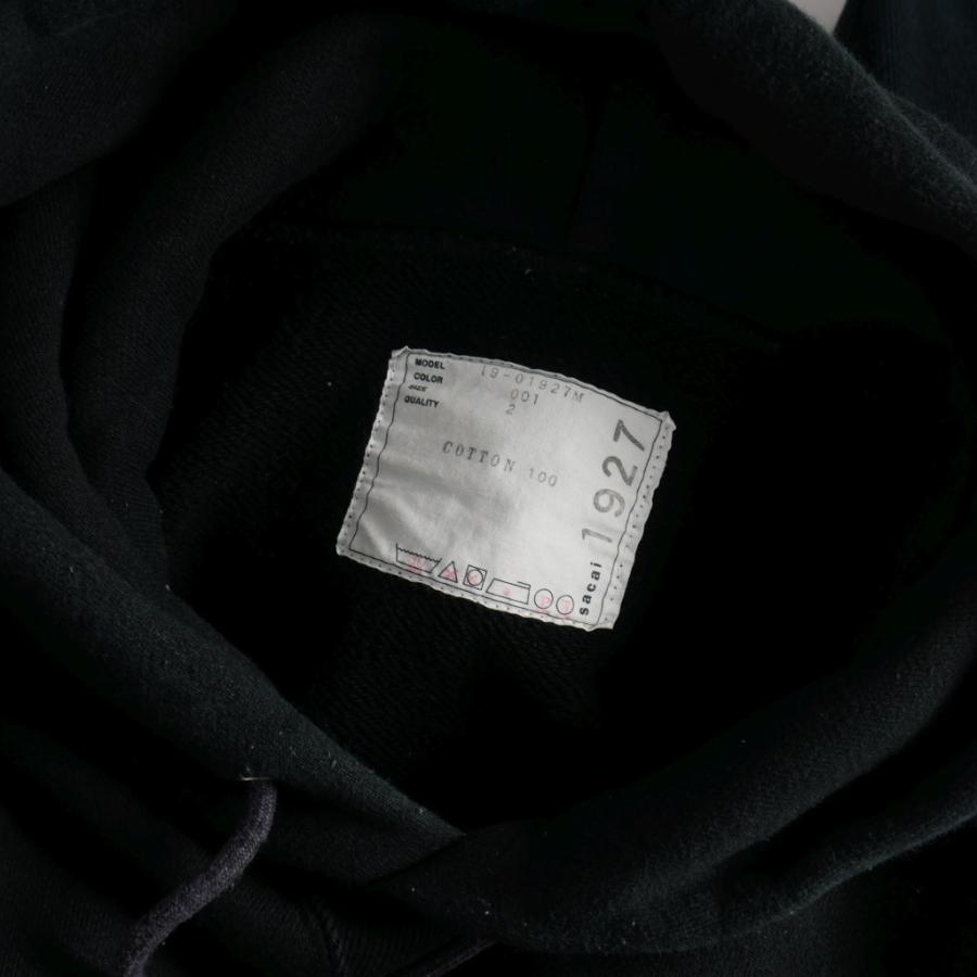サカイ sacai 19ss Spring Winter ロゴ プルオーバー パーカー