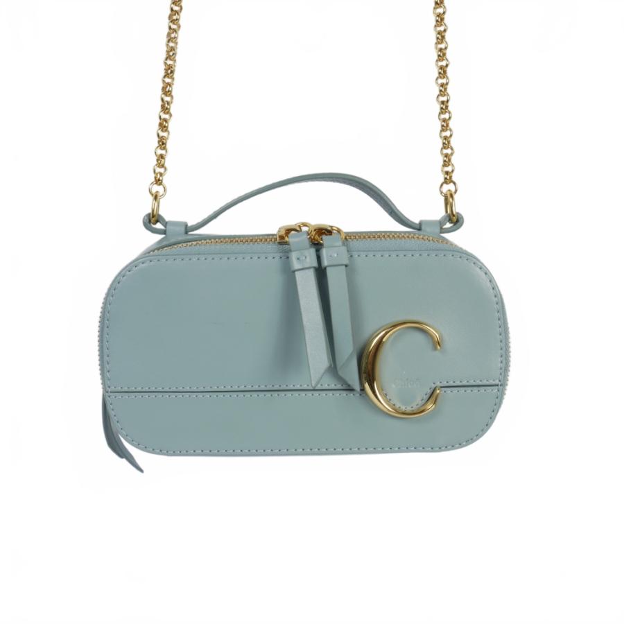ら*む様 Chloé バニティミニ　チェーンショルダーバッグ Chloe（クロエ） クロエシー ミニバニティバッグ チェーン ショルダー
