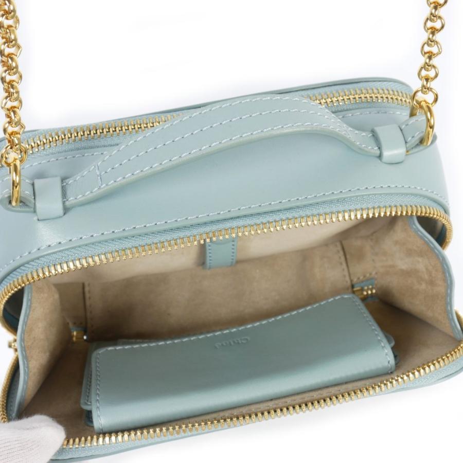 ら*む様 Chloé バニティミニ　チェーンショルダーバッグ Chloe（クロエ） クロエシー ミニバニティバッグ チェーン ショルダー
