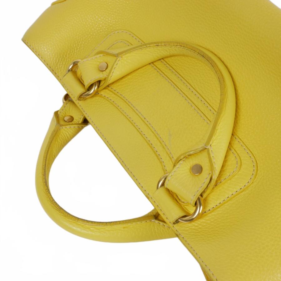 CELINE（セリーヌ） ブギーバッグ ハンドバッグ レザー 黄色 イエロー