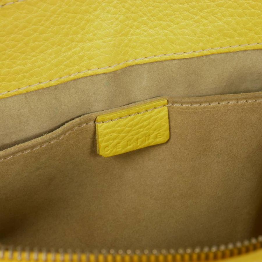 CELINE（セリーヌ） ブギーバッグ ハンドバッグ レザー 黄色 イエロー