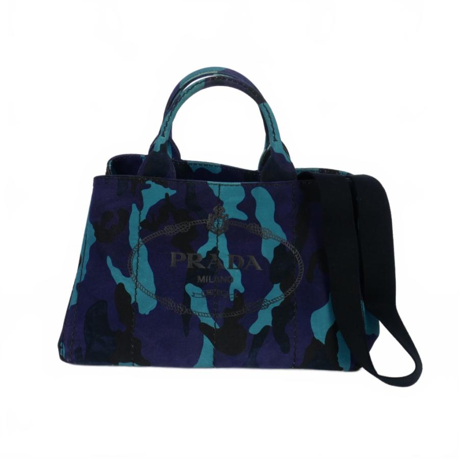【PRADA】カナパ カモフラージュ ハンドバッグ PRADA（プラダ） カナパ カモフラージュ キャンバス ハンドバッグ