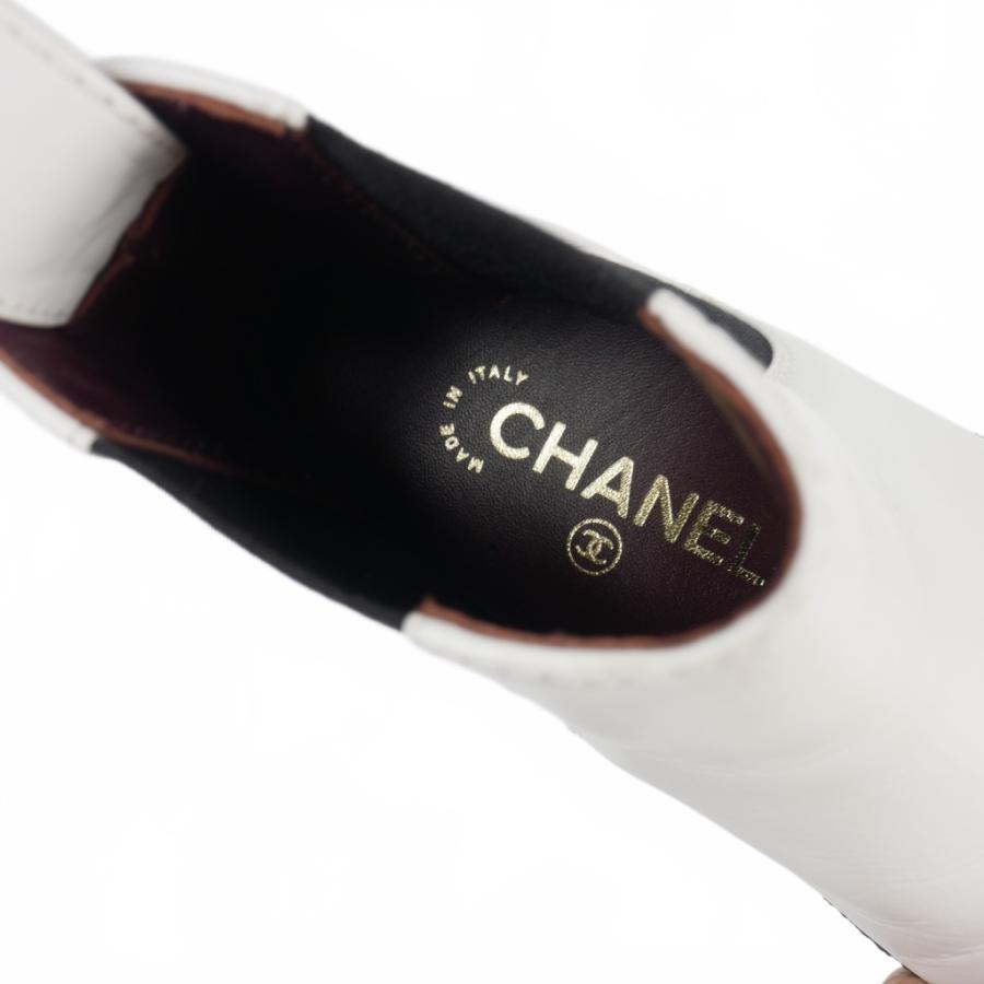 CHANEL（シャネル） ココマーク サイドゴアブーツ アンクルブーツ 35C