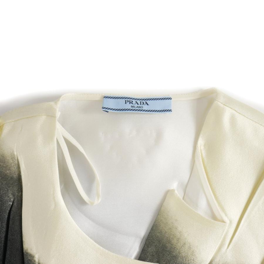 PRADA（プラダ） PRADA 23SS ウォーターカラー ギャザートップス
