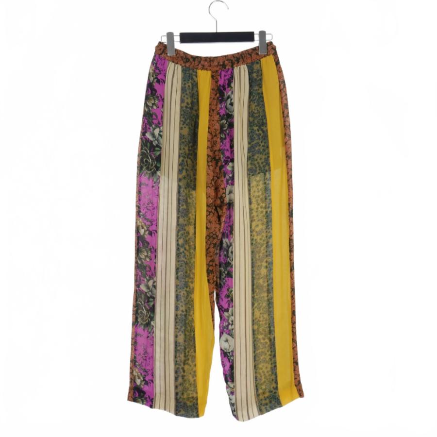 【中古】ドリスヴァンノッテン DRIES VAN NOTEN 23SS PENNY PATCH Pants 花柄 パッチワークパンツ イージパンツ 44 ドリスヴァンノッテン DRIES VAN NOTEN 23SS PENNY PATCH Pants 花柄