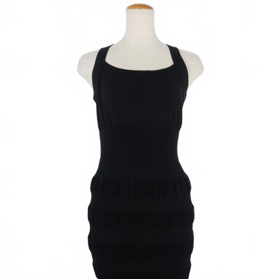 フェティコ FETICO 24SS シアーストライプ ニットドレス ワンピース 2