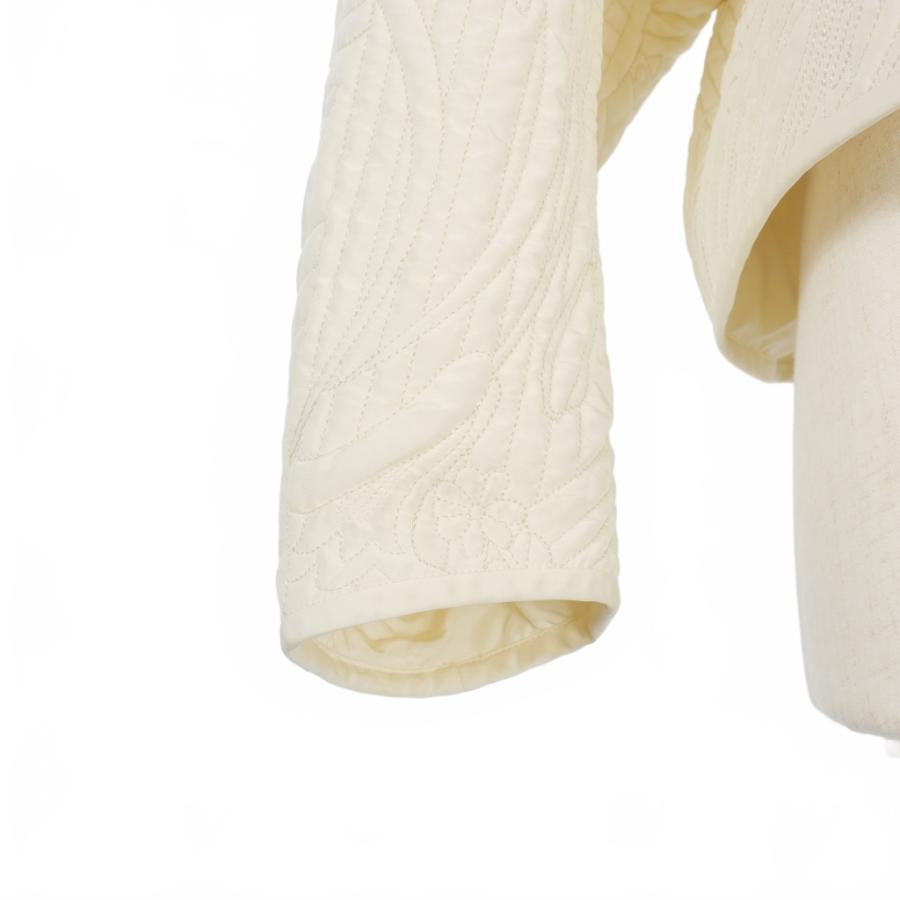 mame kurogouchi ノーカラージャケット　リネン　シルク mame kurogouchi ノーカラージャケット リネン シルク