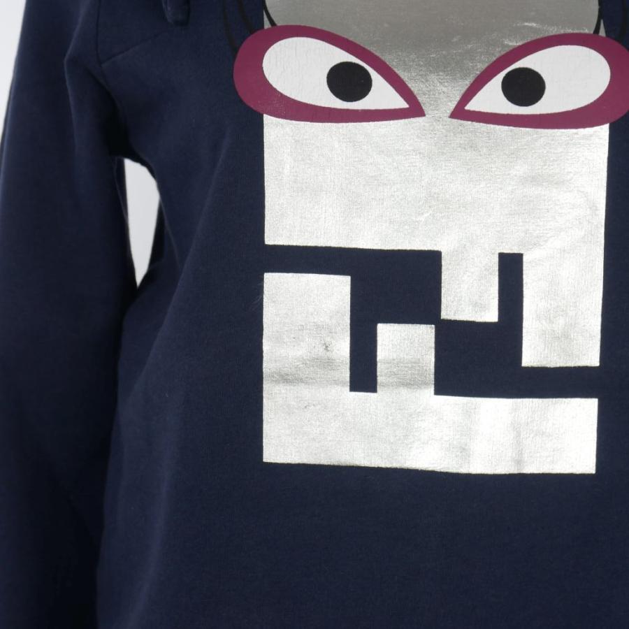 FENDI ネイビー クルーネック トレーナー