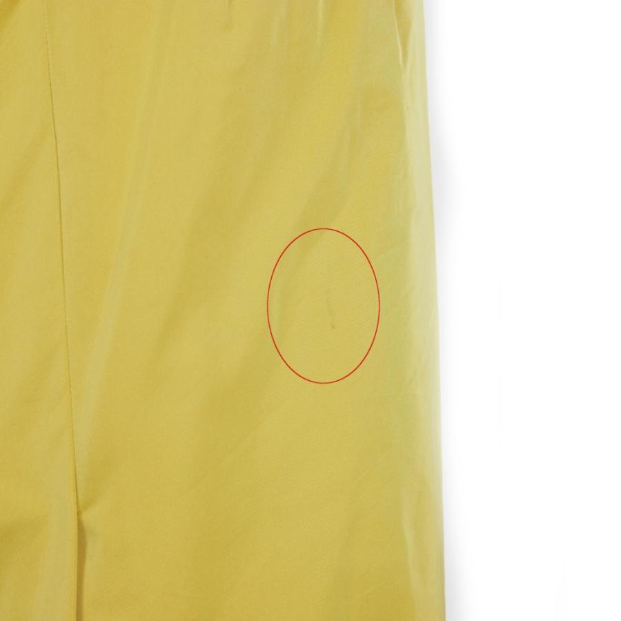 【中古】ドリスヴァンノッテン DRIES VAN NOTEN ハイウエスト タック スカート シルク混 34 マスタード レディース ドリスヴァンノッテン DRIES VAN NOTEN ハイウエスト タック スカート