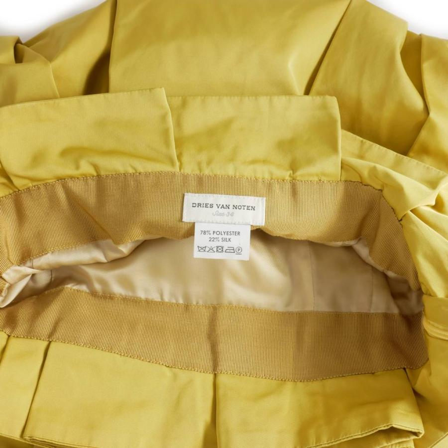 メンズ 美品 DRIES VAN NOTEN マスタードイエロー ニット Mサイズ