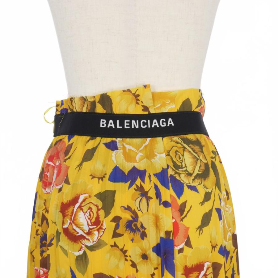 BALENCIAGA（バレンシアガ） フラワープリント プリーツスカート