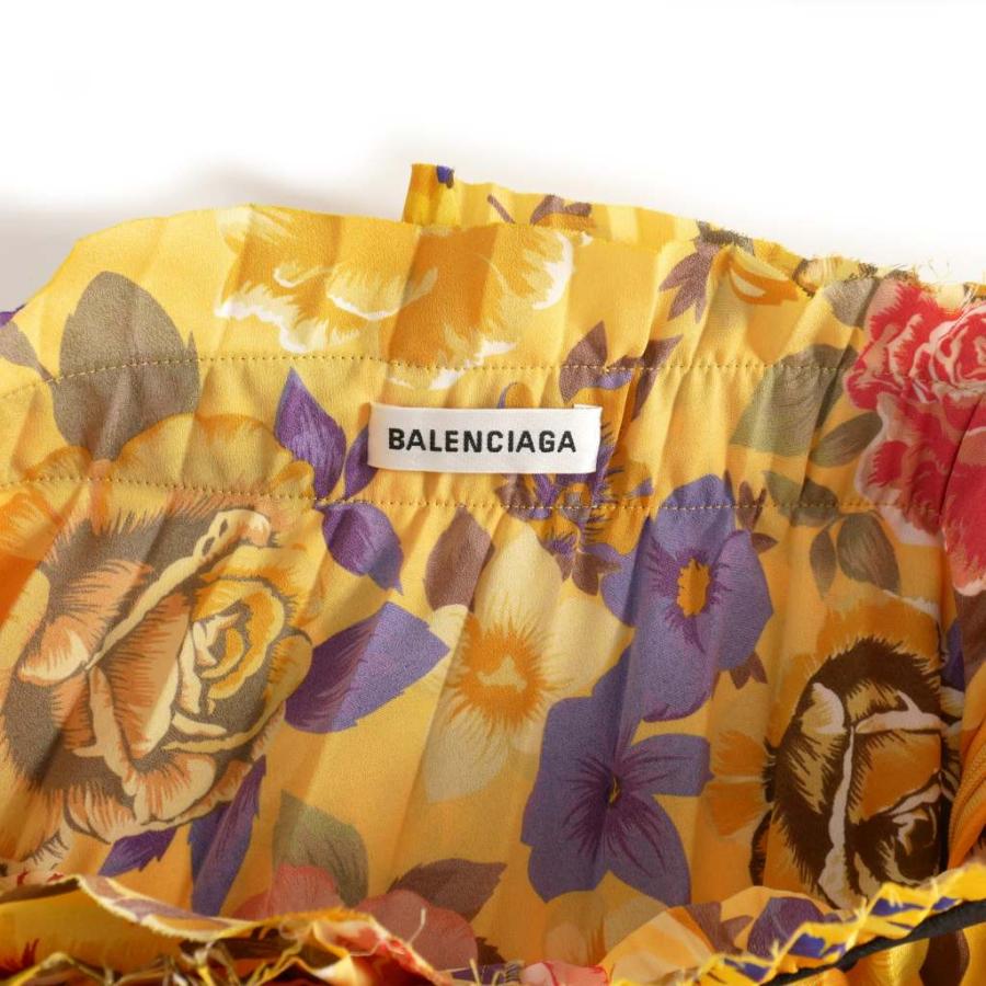 BALENCIAGA（バレンシアガ） フラワープリント プリーツスカート