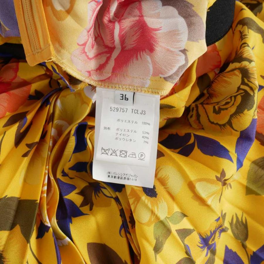 BALENCIAGA（バレンシアガ） フラワープリント プリーツスカート